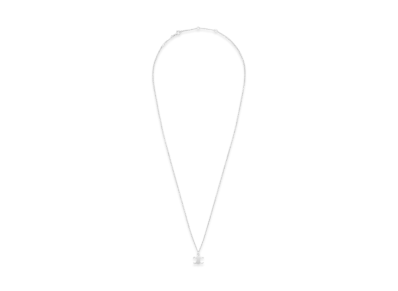 CELINE Triomphe De Lys Necklace "Silver"