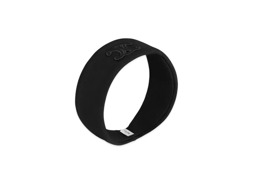 CELINE Headband in Wool "Black"