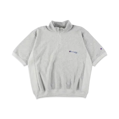 WIND AND SEA x Champion Reverse Weave(R) S/S Half Zip Sweatshirt "Oxford Gray"