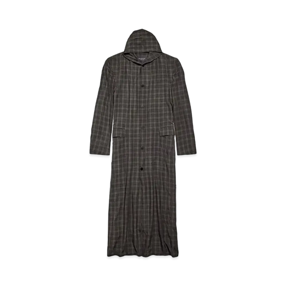 BALENCIAGA Fluid Coat "Gray/Black"