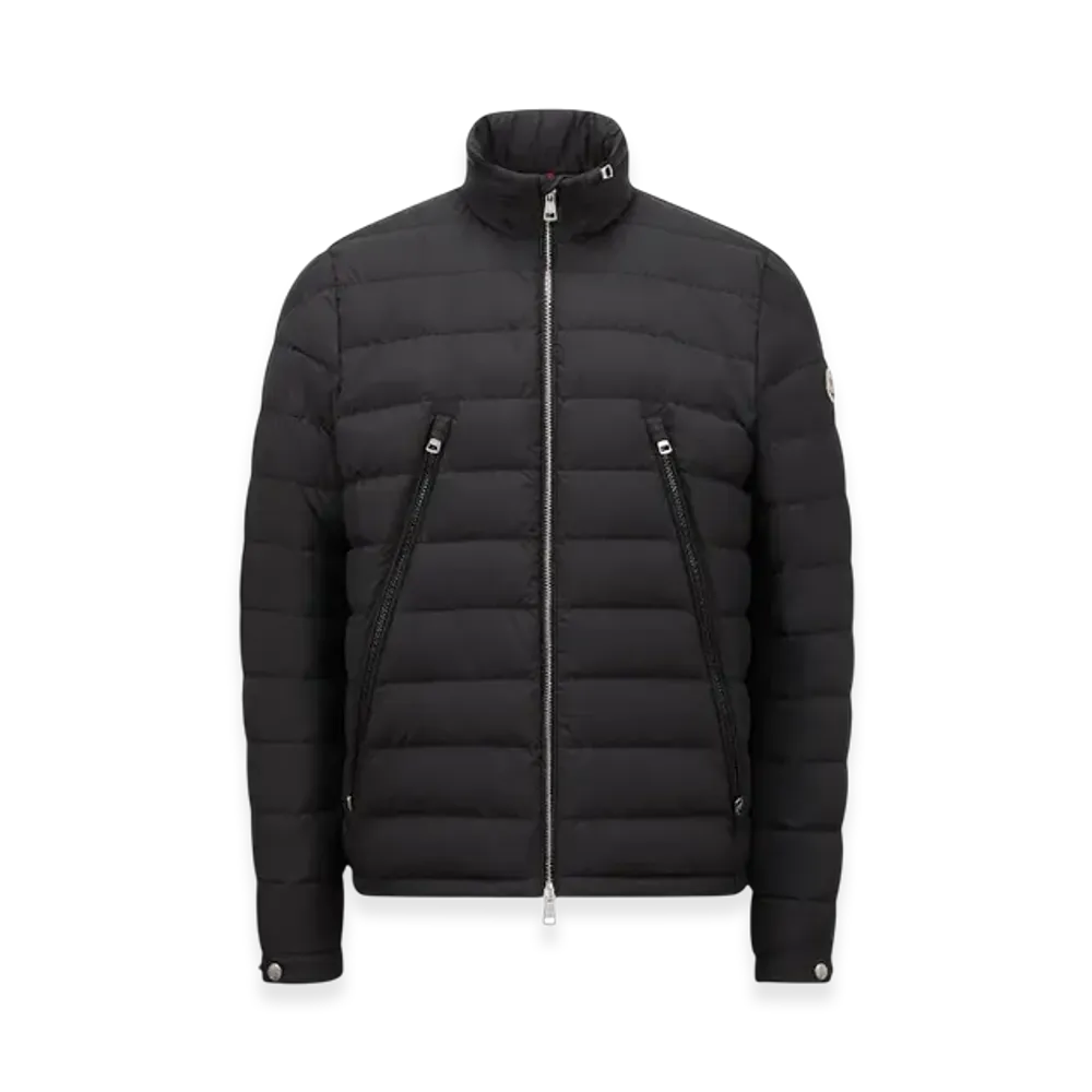 MONCLER Alfit Hooded Short Down Jacket "Black"