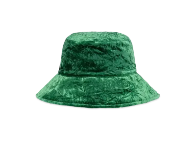 MIU MIU Velvet Hat "Dark Green/Black"