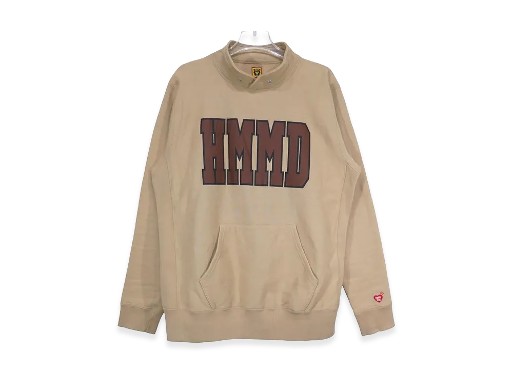 HUMAN MADE STAND COLLAR SWEATSHIRT "Beige"