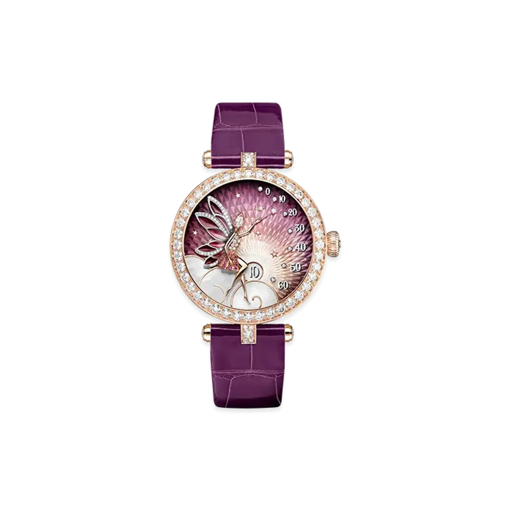 Van Cleef & Arpels Lady Feerie Rose Gold watch "18K Rose gold/Sapphire/Diamond/Mother-of-pearl"