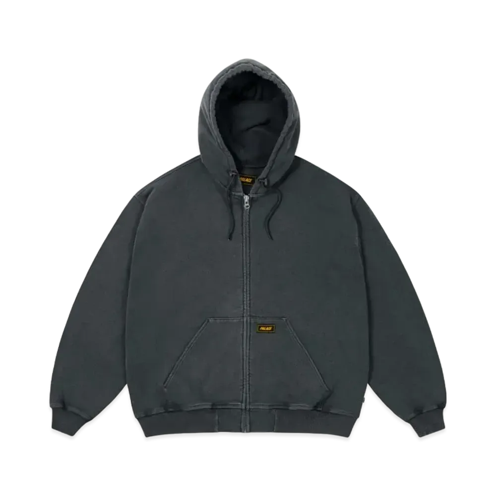 PALACE Triple Stitch Zip Hood Pigment "Black"