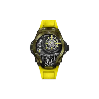 HUBLOT MP MP-09 Tourbillon Bi-Axis Yellow 3D Carbon 49mm