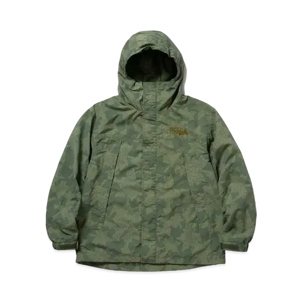 FIRST DOWN MOTOWN JKT SUPPLEX NYLON by E-WAX STUDIO "Leaf Green"