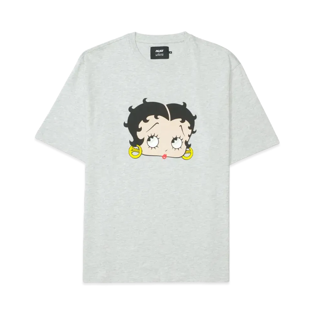 PALACE x Betty Boop T-Shirt "Grey Marl"
