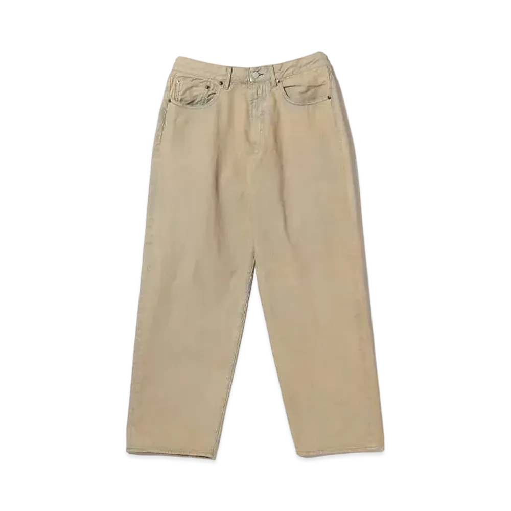 BEAMS Wide Fit Denim Pants "Beige"