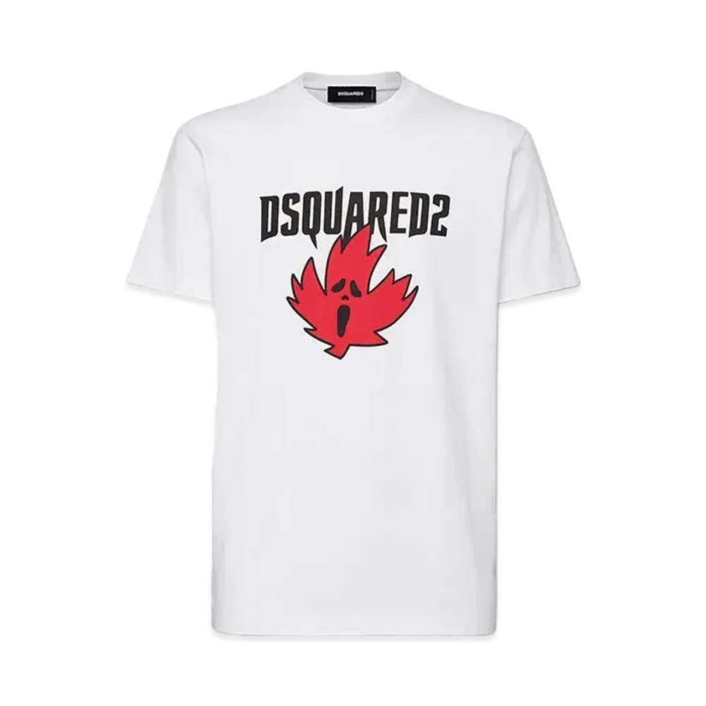 Dsquared2 Ghost Maple Leaf Cool Fit T-shirt "White"