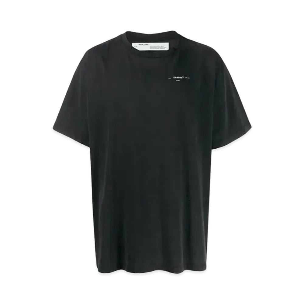 OFF-WHITE Oversized Abstract Arrows Embroidered T-Shirt "Black"