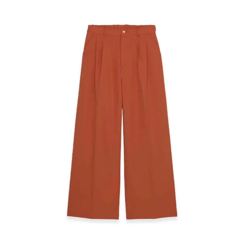 POINTLESS JOURNEY PJ Basic Slacks "Orange"
