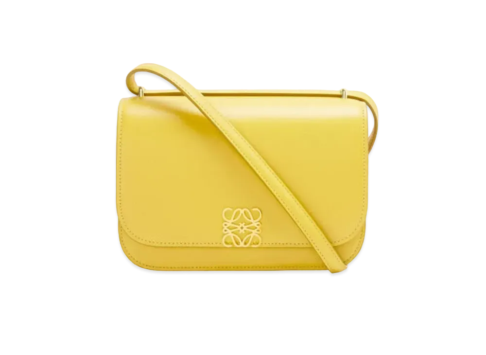 LOEWE Small Goya Bag In Silk Calfskin "Yellow"