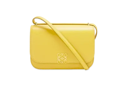 LOEWE Small Goya Bag In Silk Calfskin "Yellow"