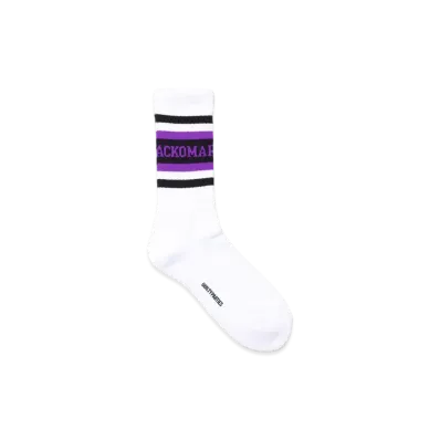 WACKO MARIA Logo Jacquard Socks "Purple"