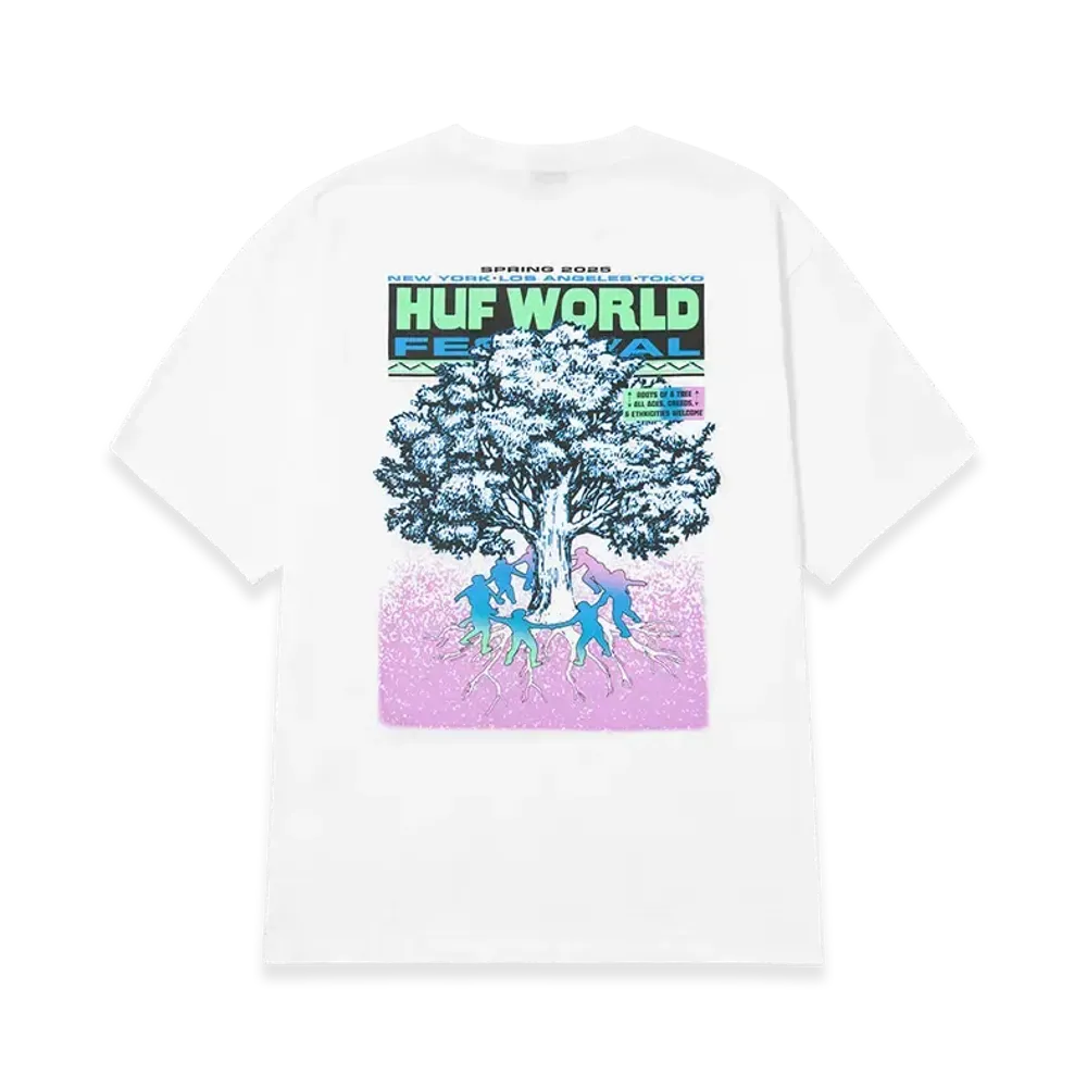 HUF World Festival Tee "White"