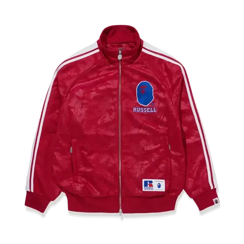 A BATHING APE x RUSSELL Track Jacket "Red"