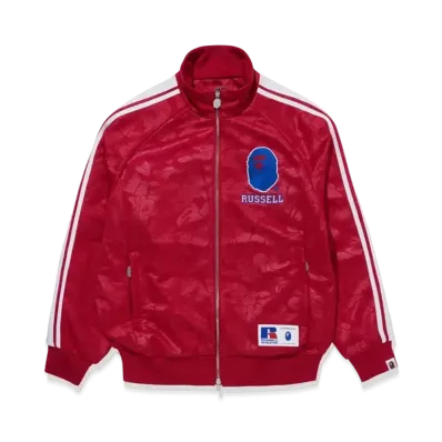 A BATHING APE x RUSSELL Track Jacket "Red"