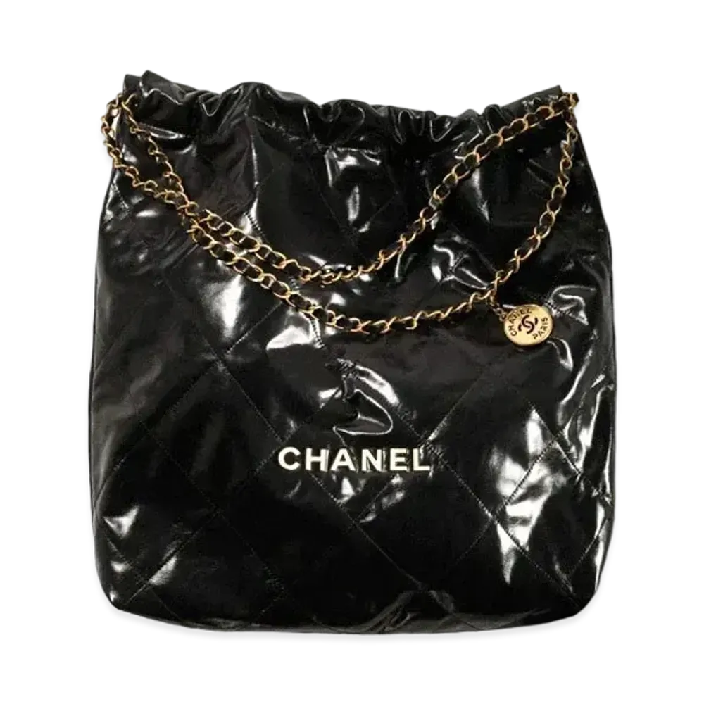 CHANEL Gabriel De Chanel Large Hobo Bag Aged Calfskin & Smooth Calfskin "Black"