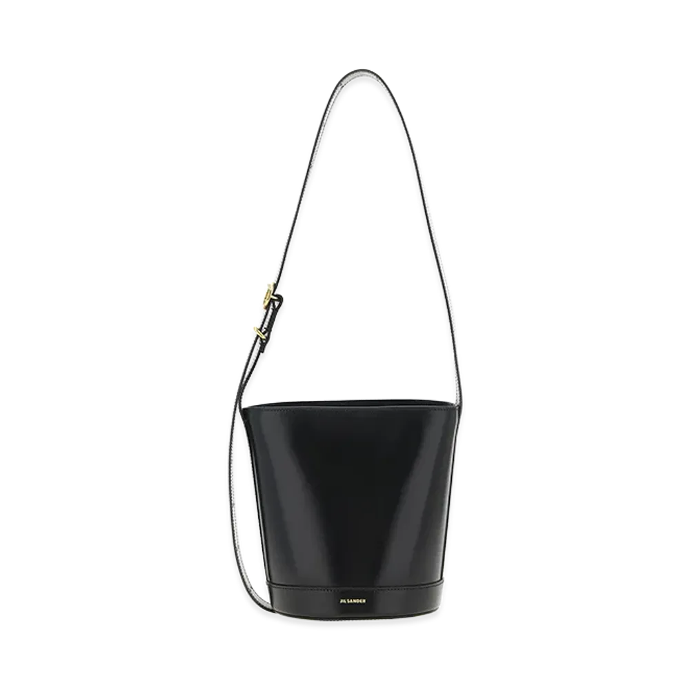 Jil Sander Women's 'Cannolo' Bucket Bag "Black"