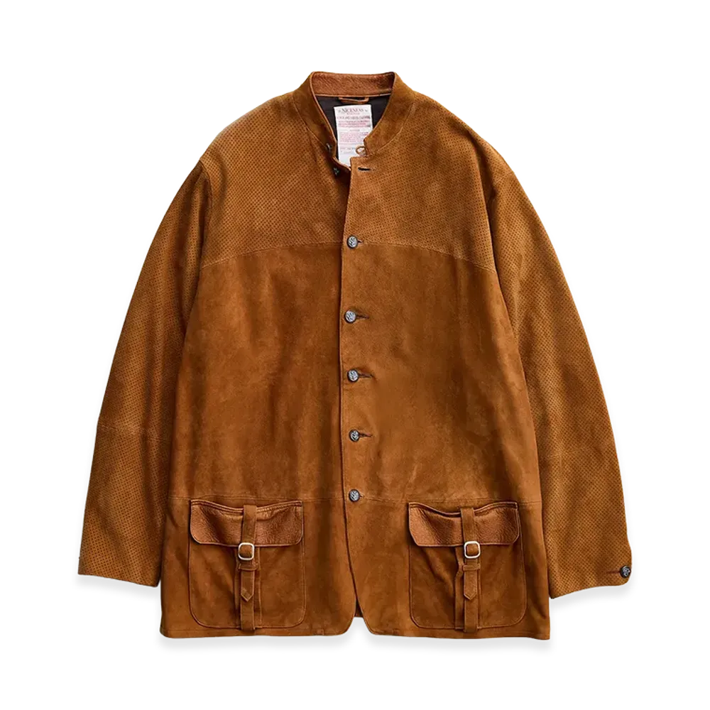 NICENESS Roker Trinity Leather Shirt Jacket "Camel"