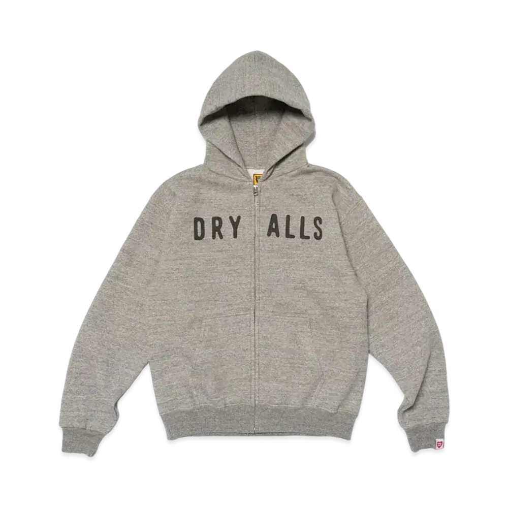 HUMAN MADE Zip-Up Sweat Hoodie "Gray"