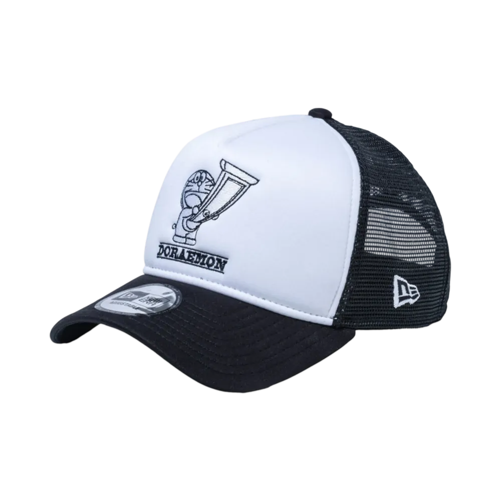 NEW ERA x Doraemon 9Forty A-Frame Tracker Doraemon Drawing "White/Black"