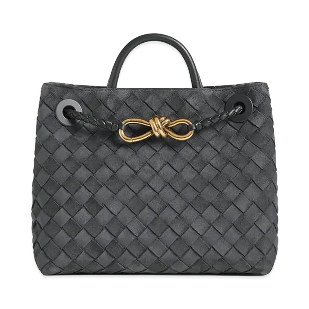 Bottega Veneta Small Andiamo "Graphite"