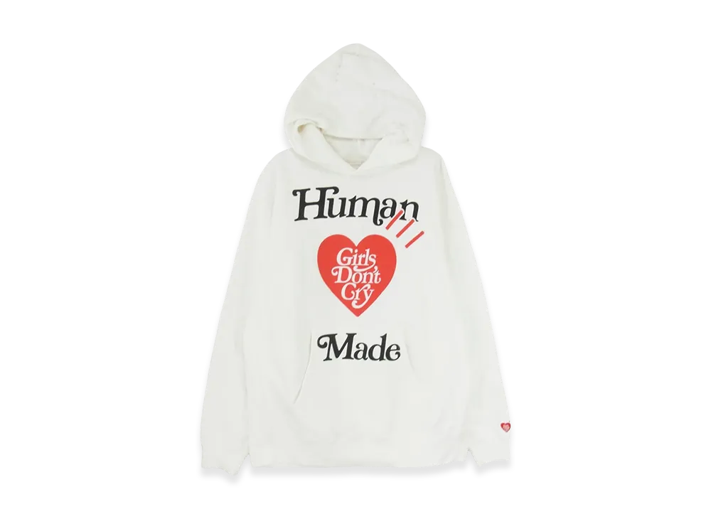 HUMAN MADE x Girls Don't Cry Pizza Hoodie "White"