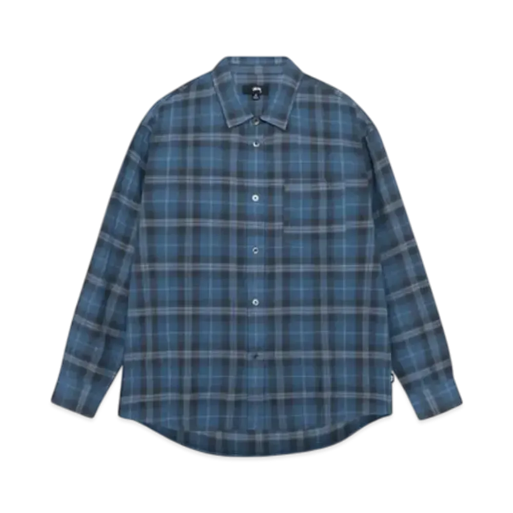 Stussy Beach Plaid Shirt "Blue"