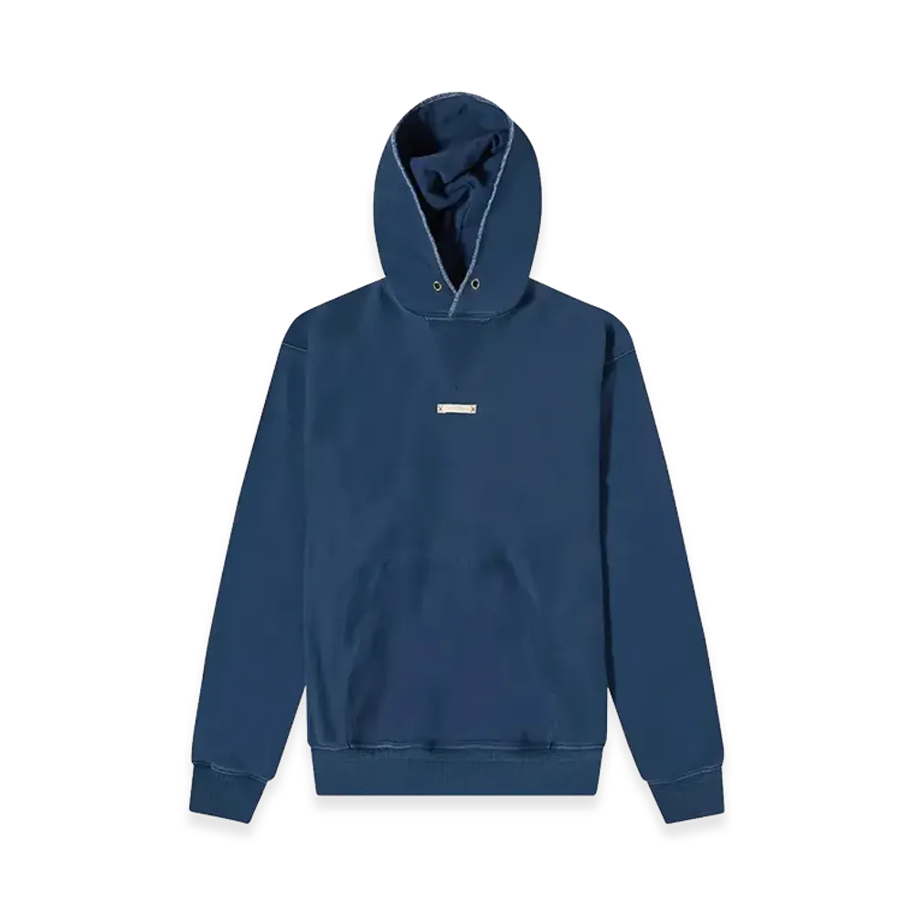 Maison Margiela Stitch Tag Detail Hoodie "Marine"