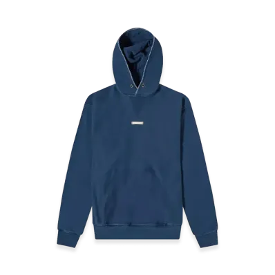 Maison Margiela Stitch Tag Detail Hoodie "Marine"