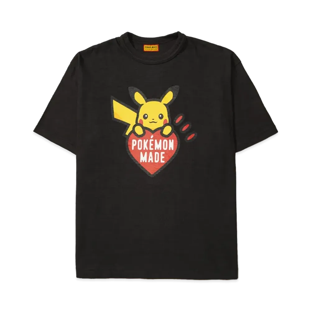 HUMAN MADE x Pokemon Made Graphic T-Shirt (Pikachu) Online Store "Black"