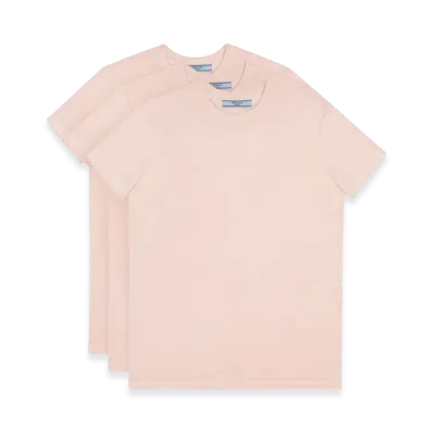 PRADA Women's Cotton Jersey T-Shirt "Alabaster Pink"