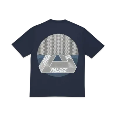 PALACE Tri-Curtain T-Shirt "Navy"