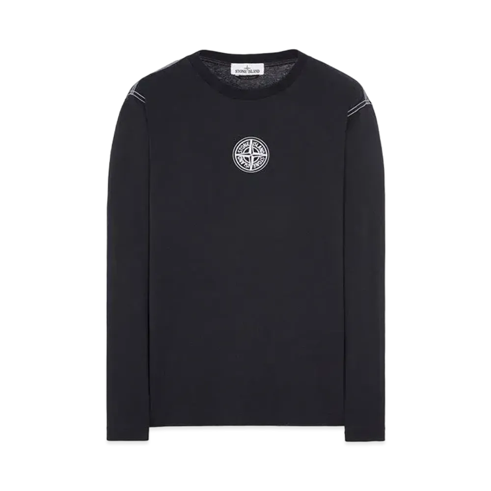 Stone Island 20793 COTTON JERSEY 'ULTRA INSTITUTIONAL TWO' PRINT_REGULAR FIT "Blue"