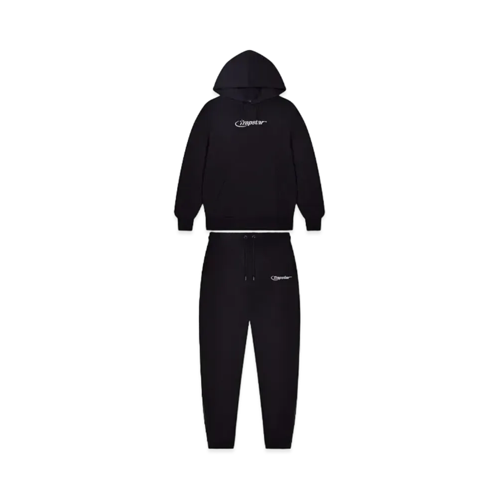 TRAPSTAR Hyperdrive Embroidered Tracksuit "Black"