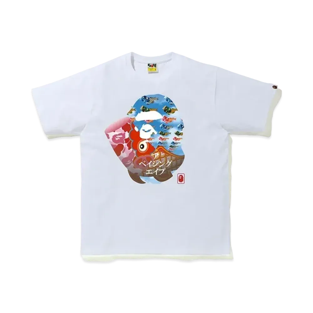 A BATHING APE Children's Day Tee (SS20) "White/Pink"