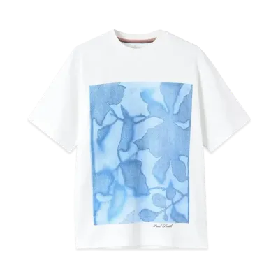 Paul Smith Photogram Leaves Tee "White"