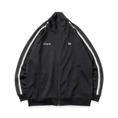 NEW ERA x Mastermind World Smooth Jersey Side Tape Track Jacket FW25 "Black"