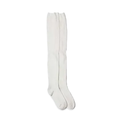 atmos pink Knee High Socks "White"