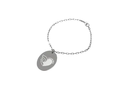 Arcade REX by ChroNoiR \ Chross Heart Bracelet "NICKEL"