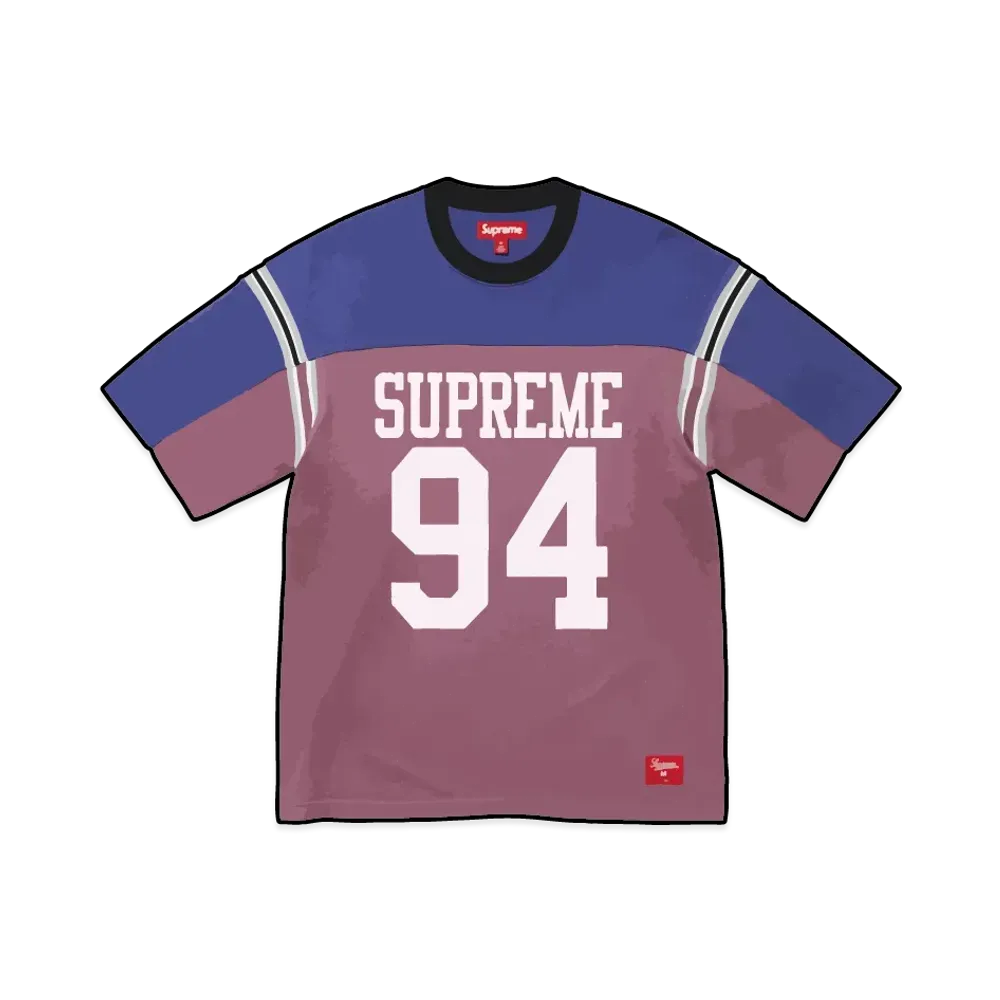 Supreme Split S/S Football Top "Purple"
