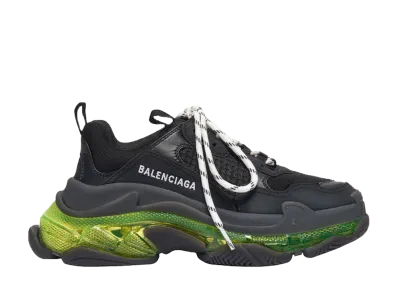 BALENCIAGA Women's Triple S "Black/Yellow Fluo"