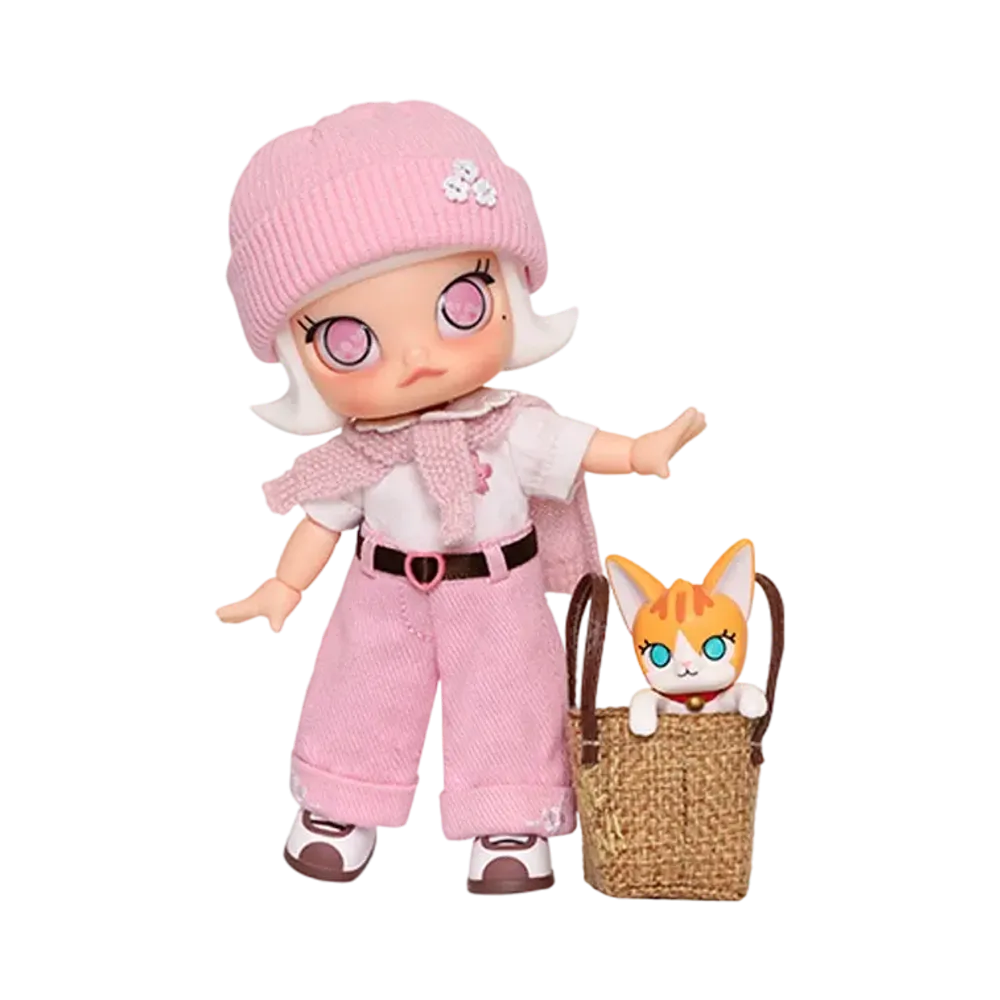POP MART "BJD" MOLLY Cherry Blossom Action Figure