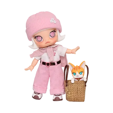 POP MART "BJD" MOLLY Cherry Blossom Action Figure