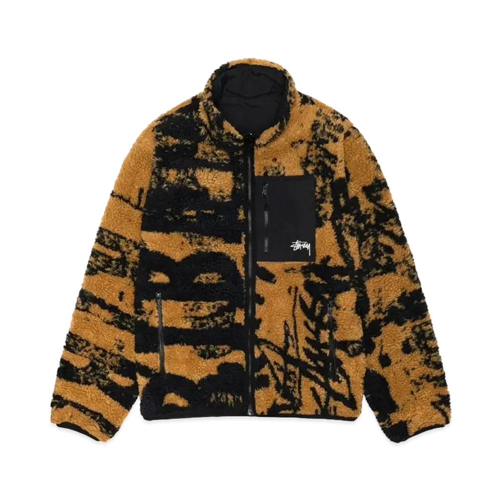 Stussy Sherpa Reversible Jacket "Yellow"