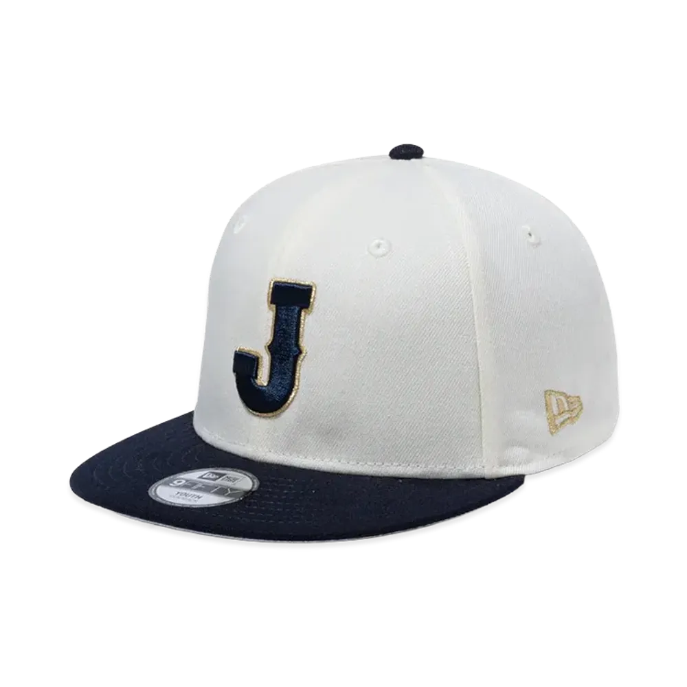 NEW ERA x THE CAP Kids Youth 9Fifty World Baseball Classic "Chrome White/Navy"