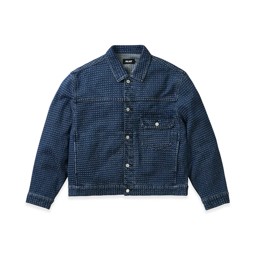 PALACE Stitch Denim Jacket "Mid Indigo"