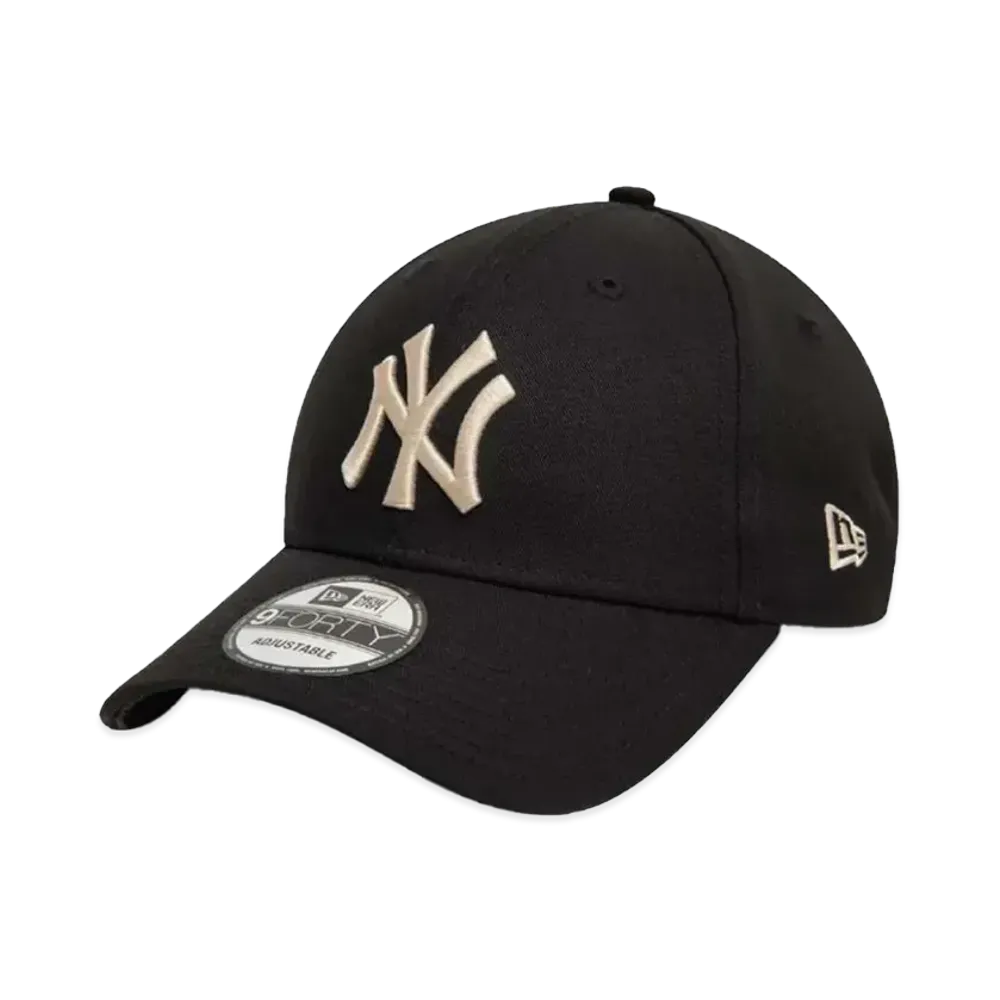 NEW ERA LA NYY 940 9FORTY League Basic Cap "NY Black/Beige"